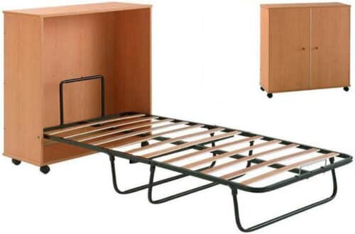 Cama Plegable con mueble muy resistente y colchón - Imagen 3